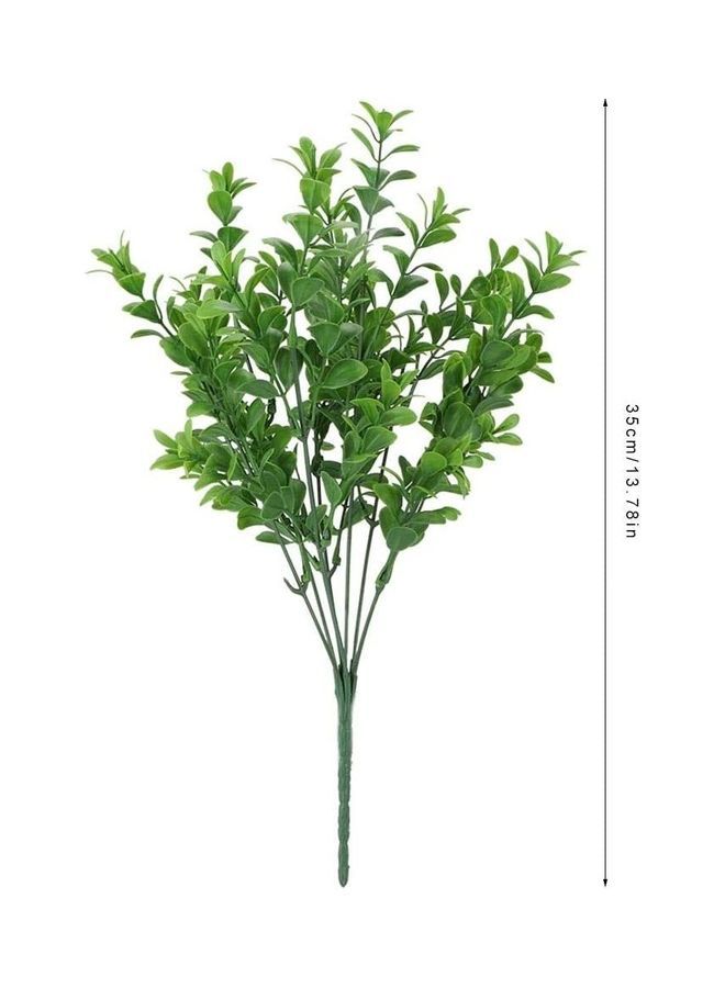 NIBEMINENT Artificial Decorative Flower Bundle Green - Image 2