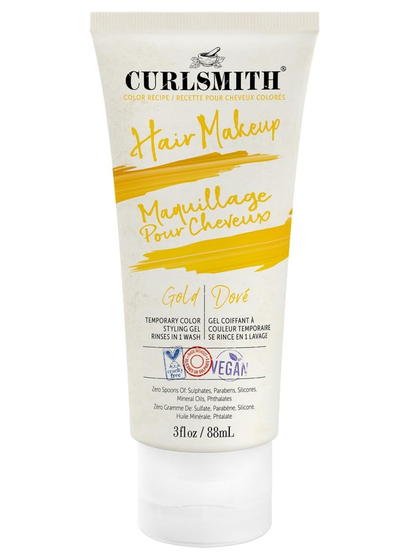 كيرلسميث - مكياج الشعر - لون شعر نباتي مؤقت وجل تصفيف (ذهبي 3 أونصة سائلة)