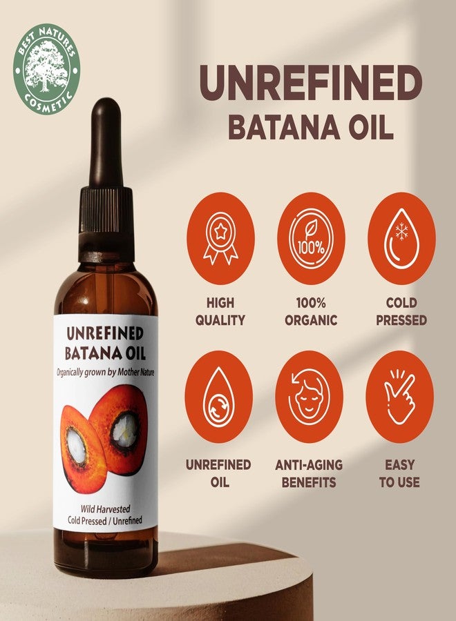 Best Nature's Cosmetics Best Natures Batana Oil for Hair Growth and Repair: Raw Batana Oil from Honduras - 100% Pure & Natural - For Thicker & Stronger Hair. Recognized by Dr. Sebi (1 fl oz) - Image 4