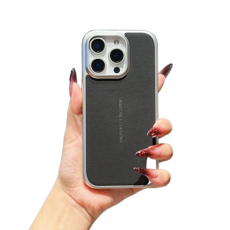 MS TPU Protective Case for iPhone 16 / 16 Plus / 16 Pro / 16 Pro Max with Drop Protection and Anti-Fingerprint plus Shockproof plus Anti-Slip Grip plus Leather Texture in Green - Image 2
