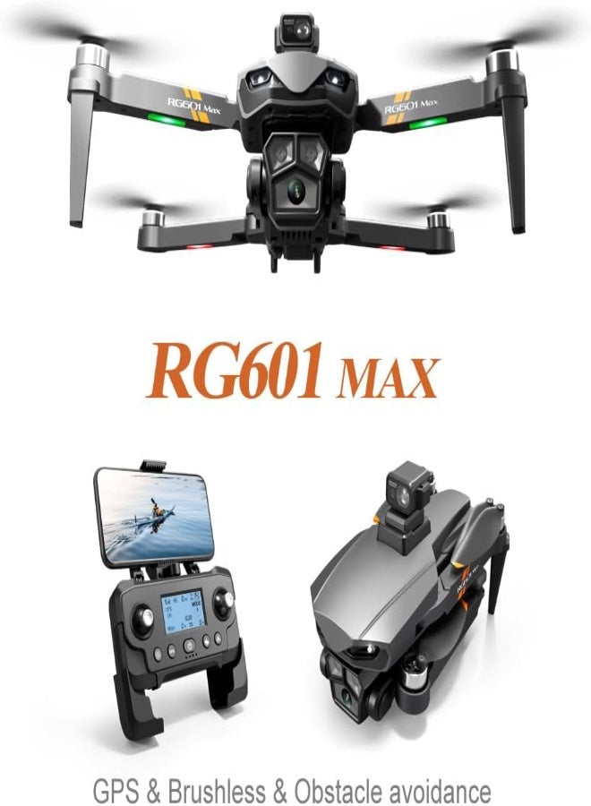 AROAQ RG601 MAX 8K HDR GPS Drone with Camera Brushless 5G WIFI FPV RC Quadcopter Omni Laser Obstacle Avoidance UAV for Adults - Image 1