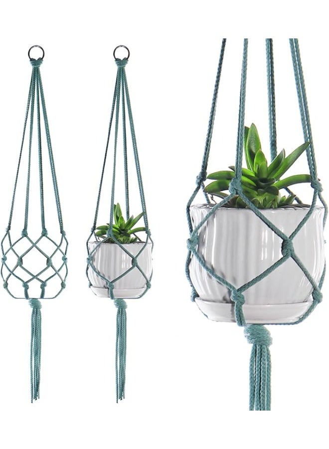Antikiano Macrame Plant Hanger – Handmade Cotton Decor – Length ‎105‎ cm. - Image 1