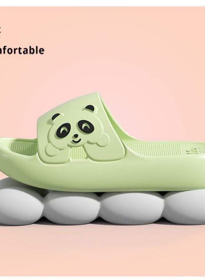 Take Two Green Panda Bedroom Slippers - Image 2