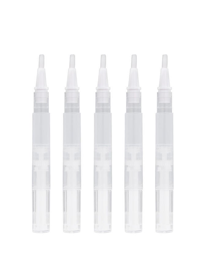 NIBEMINENT 5-Piece Nail Twist Pen With Brush Tip White - Image 1