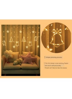 A.M Christmas String Lights, Battery Operated 138 LED Fairy Lights with Remote Control, Perfect for Ramadan, Christmas, Halloween, Parties  - Image 4