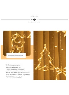 A.M Christmas String Lights, Battery Operated 138 LED Fairy Lights with Remote Control, Perfect for Ramadan, Christmas, Halloween, Parties  - Image 5