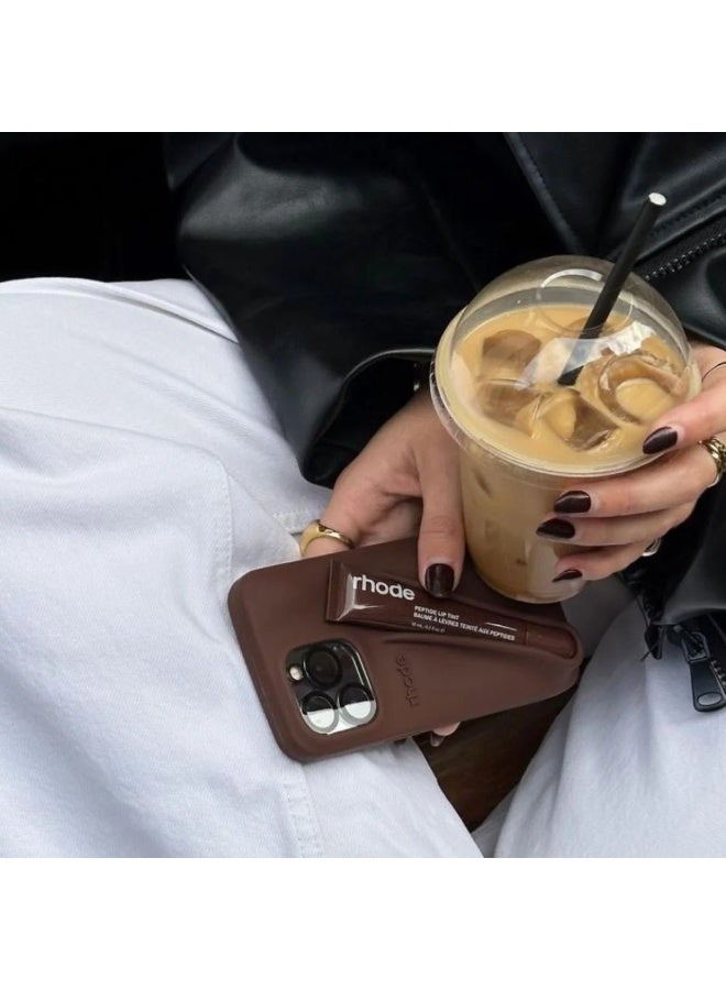 rhode Kafr Rod Cell Phone Case iPhone 16 Lip Holder Silicone Lip Gloss Cell Phone Holder Lip Holder iPhone Cell Phone Back Lip Holder (Smell Free) - Image 3
