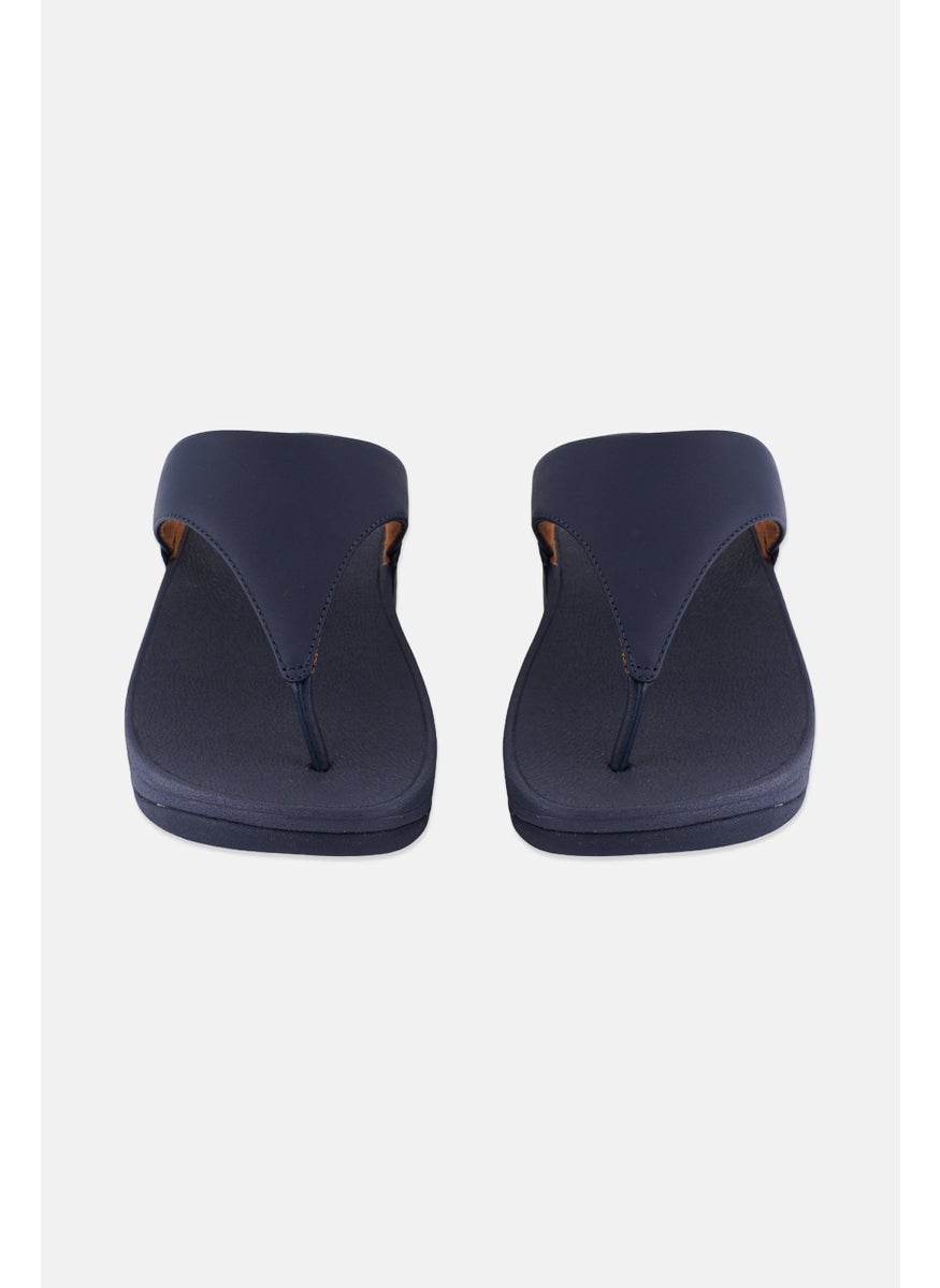 FitFlop - Women Lulu Slip On Sandals, Navy Blue - Image 1