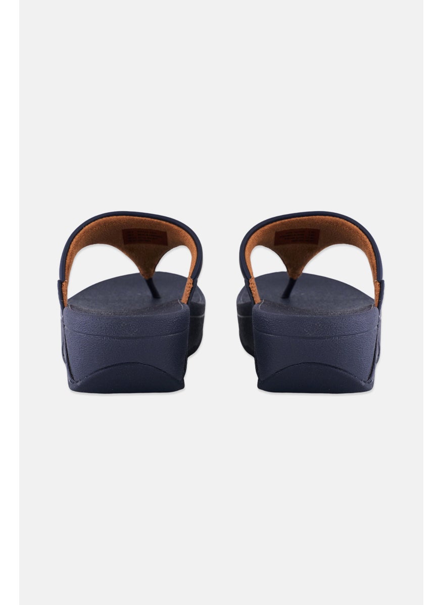 FitFlop - Women Lulu Slip On Sandals, Navy Blue - Image 1