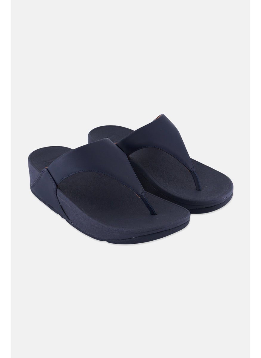 FitFlop - Women Lulu Slip On Sandals, Navy Blue - Image 1