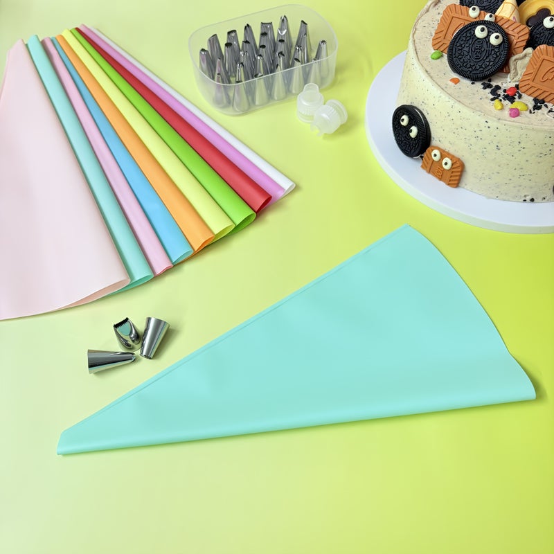Disposable Piping Bags 20pcs Food Grade Plastic Thick Durable For Baking Decorating Clear View Baking Supplies Kitchen Essentials - Image 5