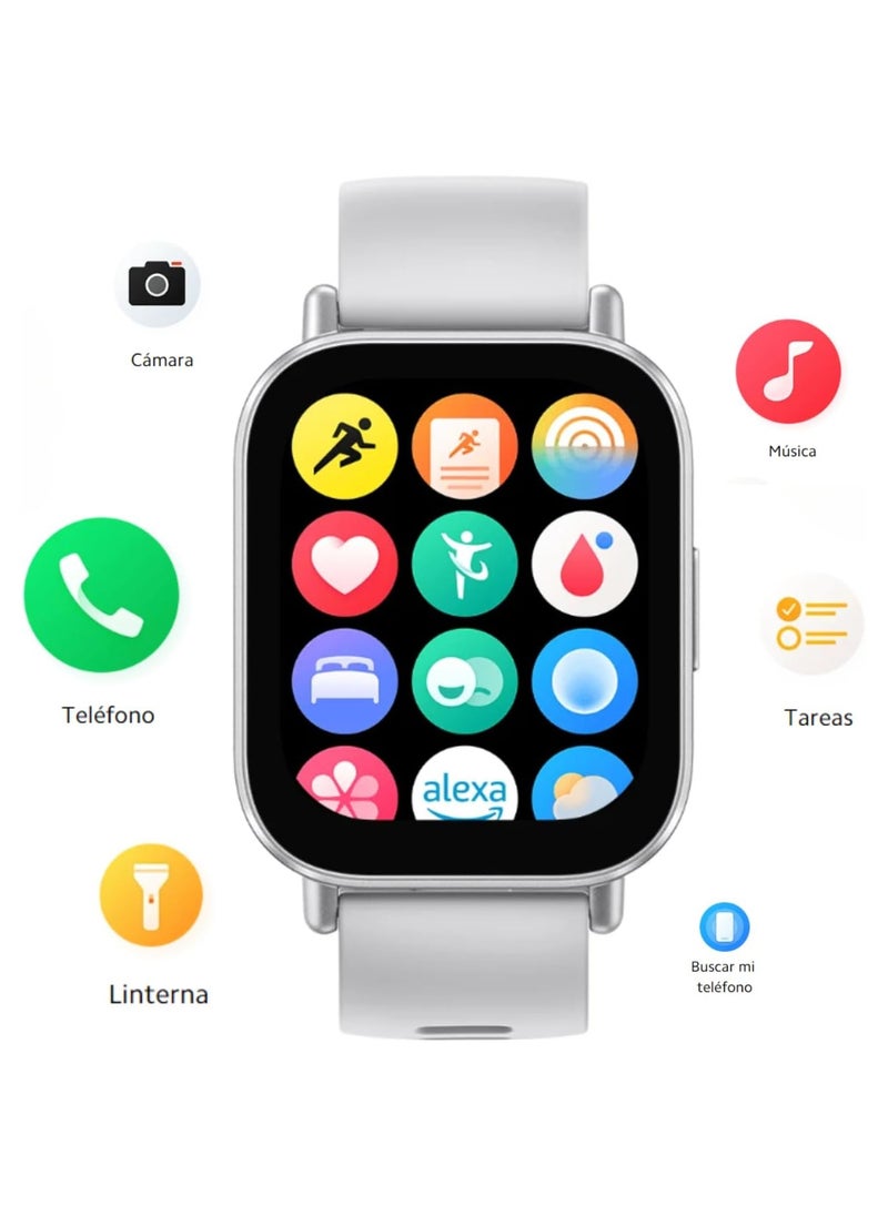 Watch 5 Active | Quad-Band Bluetooth Smartwatch | Dark Blue Smartwatch with 2" LCD Display | Heart Rate Monitoring | 18 Days | 100 Designs
