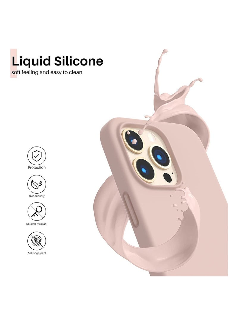 Silicone Protective Case Compatible with iPhone 13 Pro Max Soft Liquid Gel Rubber Cover Shockproof Bumper Anti-Scratch Anti-Fingerprint Anti-Drop Slim Cover for iPhone (for iPhone 13 Pro Max  ) - Image 2