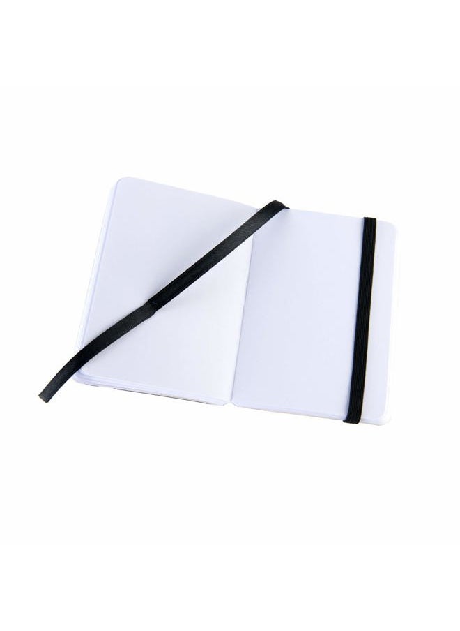 Pentalic - 3" x 4" Pocket Sketchbook Traveler Journal, 160 Pages, Black - Image 1