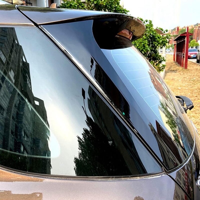 Rear Window Side Wing, ABS Rear Window Side Canard Left Right Gloss Black Replacement for Benz ML GLE Class W166 2012‑2018 (Gloss Black) - Image 2