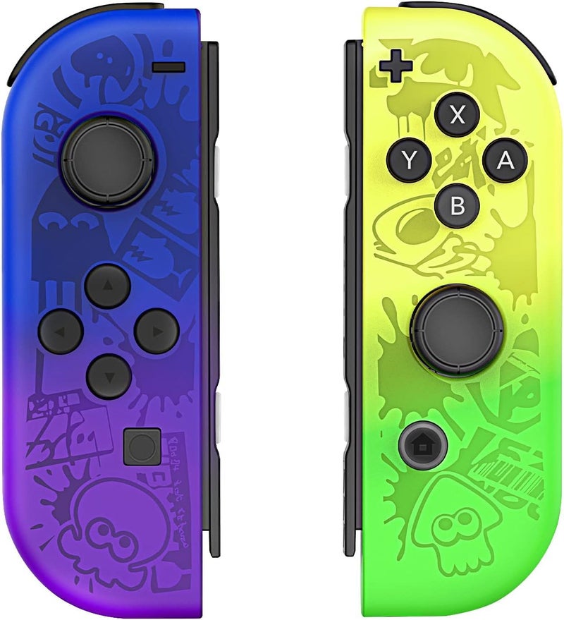 ميكينج تك جهاز تحكم لاسلكي Joy-Con لجهاز Switch، بديل لأجهزة التحكم اليمنى واليسرى، متوافق مع أنظمة Switch/Lite/OLED. يتميز بوجود عصا تحكم تدعم وظائف الاستيقاظ التلقائي للجهاز، التقاط لقطات الشاشة، الاهتزاز المزدوج، والتحكم في الحركة (لون أزرق). - Image 1