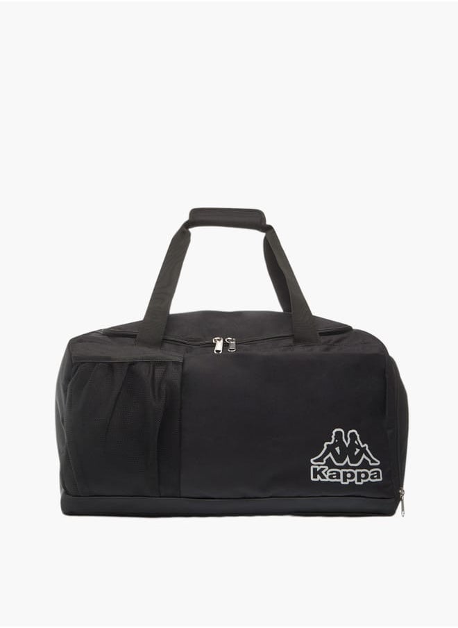 Kappa - Men Logo Print Duffel Bag with Handles and Zip Closure - Image 1