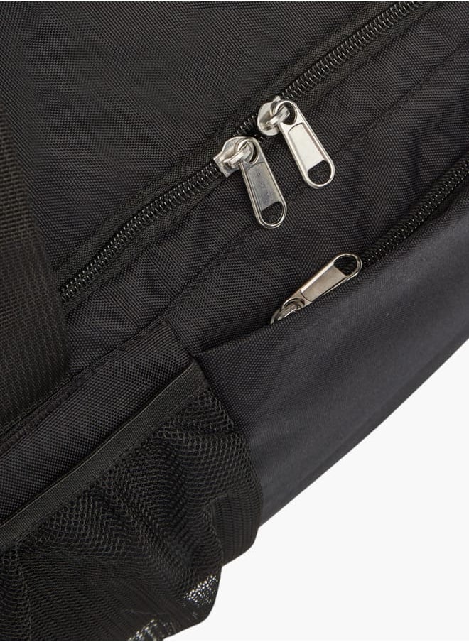Kappa - Men Logo Print Duffel Bag with Handles and Zip Closure - Image 1