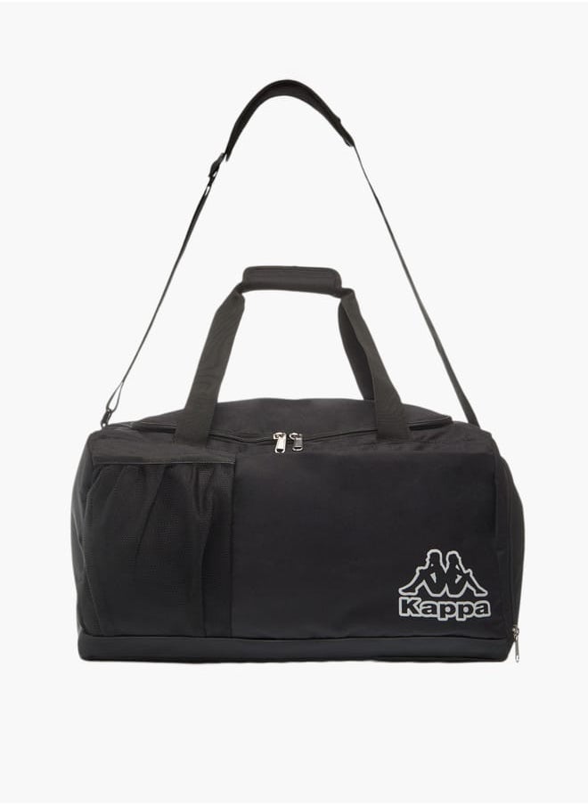 Kappa - Men Logo Print Duffel Bag with Handles and Zip Closure - Image 1