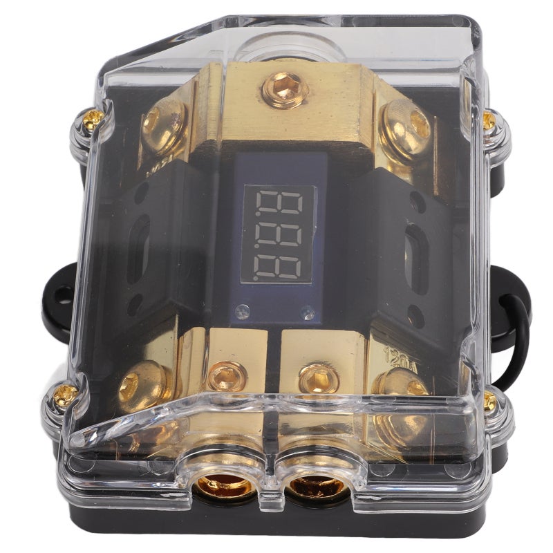 1 In 2 Out Power Ground Distributor Copper Universal for Car Audio 0/2 Gauge Cord 100A - Circuit Protection for Car Audio Systems - Image 3