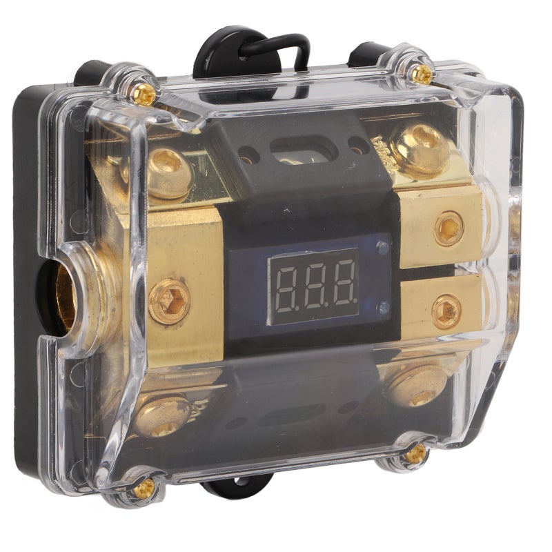 1 In 2 Out Power Ground Distributor Copper Universal for Car Audio 0/2 Gauge Cord 100A - Circuit Protection for Car Audio Systems - Image 4