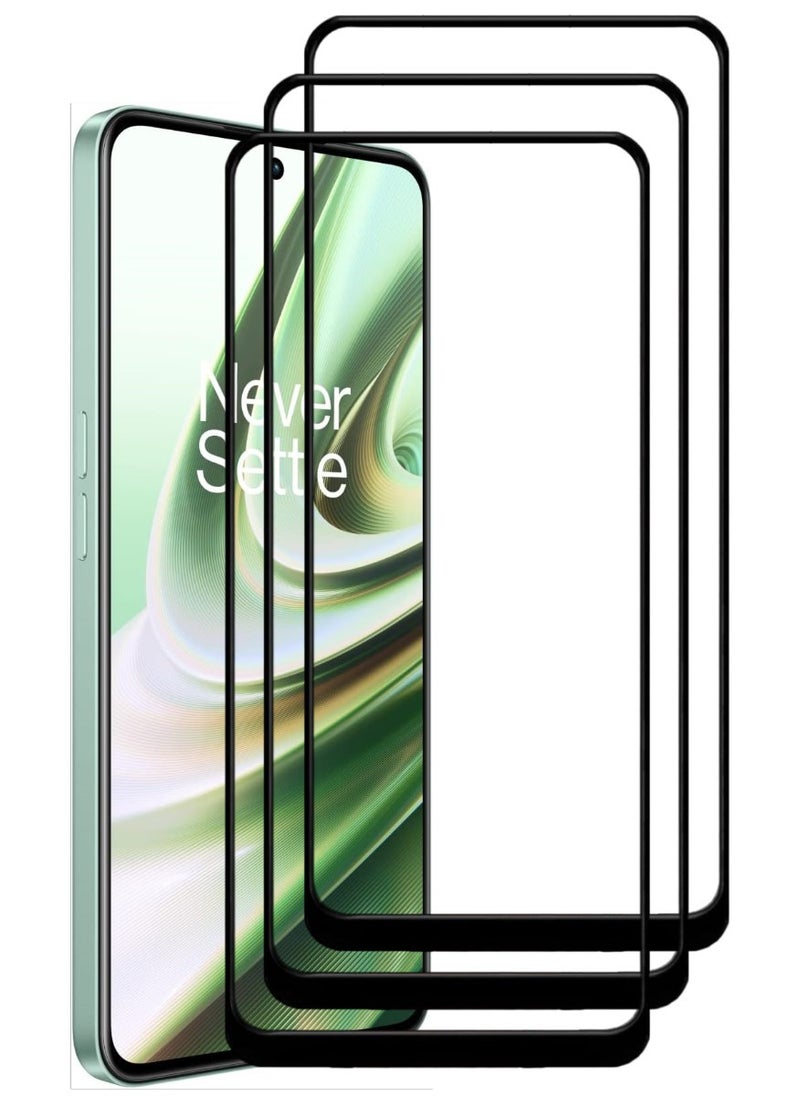 ACLIX 3 Pieces Antistatic ESD Dustproof Premium Quality High Definition Tempered Glass Screen Protector Designed For OnePlus 10R - Image 1