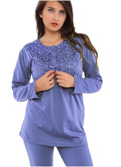 Women's winter two-piece Create a style with a simple winter touch with pajama pants and a winter blouse from Dadoush.long-sleeved pajama set - pzsku/ZAC43CB799FCA1171F55AZ/45/_/1735129572/6d35588f-c5c1-4eee-bc1e-0fee4d2a6422