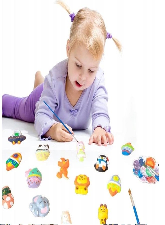 RUJVE DIY Mould and Paint Craft kit | Kids DIY Craft For 3+ Years | Plaster Figurine Set with Pigments, Palette & Mold, Painting Art & Craft Set - Gift Toys for 3 4 5 6 7 8+ Year Old Boys & Girls (Princess) - Image 2