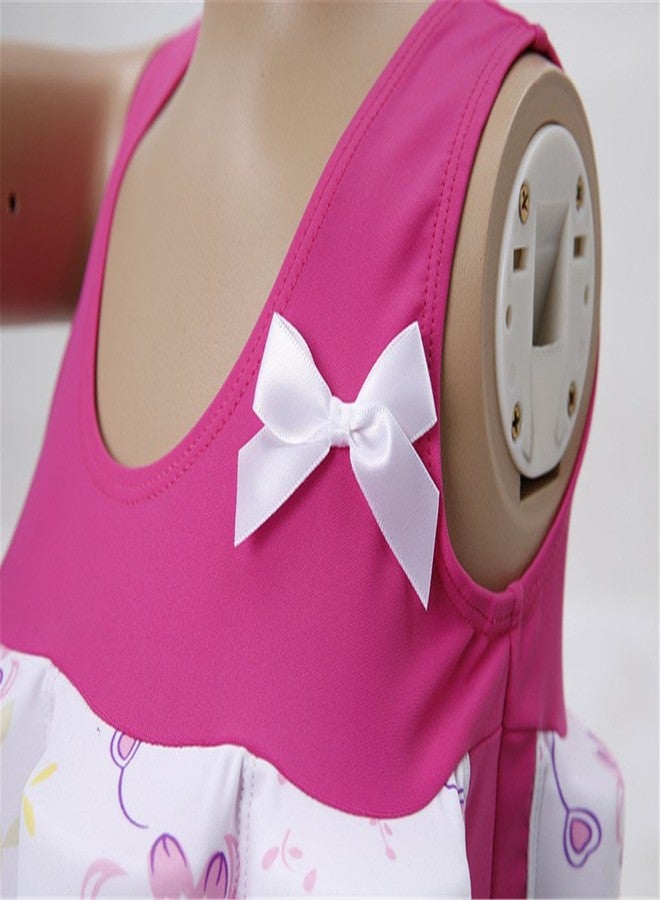 ELUCKFACE Baby Kids Boys Girls One-Piece Swimsuit with UPF 50+ Sun Protection, Long Sleeve Rash Guard for Toddler, Beach Pool Swimming, Summer Vacation Outfit Fuchsia 5-6Years - Image 4