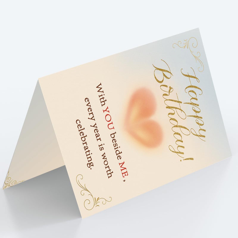 Mcduldul Romantic Birthday Cards Gifts for Husband Wife Boyfriend Girlfriend Couple, Funny Birthday Decoration for Men Women Him Her - Image 3
