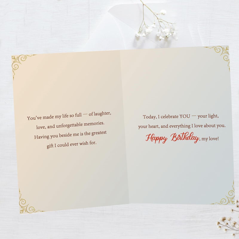 Mcduldul Romantic Birthday Cards Gifts for Husband Wife Boyfriend Girlfriend Couple, Funny Birthday Decoration for Men Women Him Her - Image 2