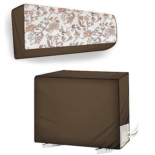 Vocal Store AC Cover Water Proof And Dust Proof Set for 2 Ton Capacity Indoor and Outdoor Unit - CSAC-P020-2 - Image 1