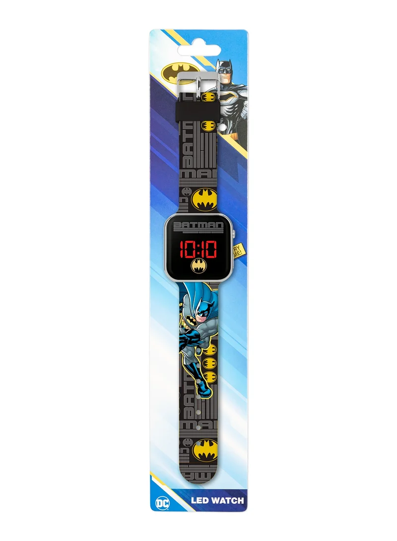 باتمان ساعة LED بحزام مطبوع باتمان - BAT4864