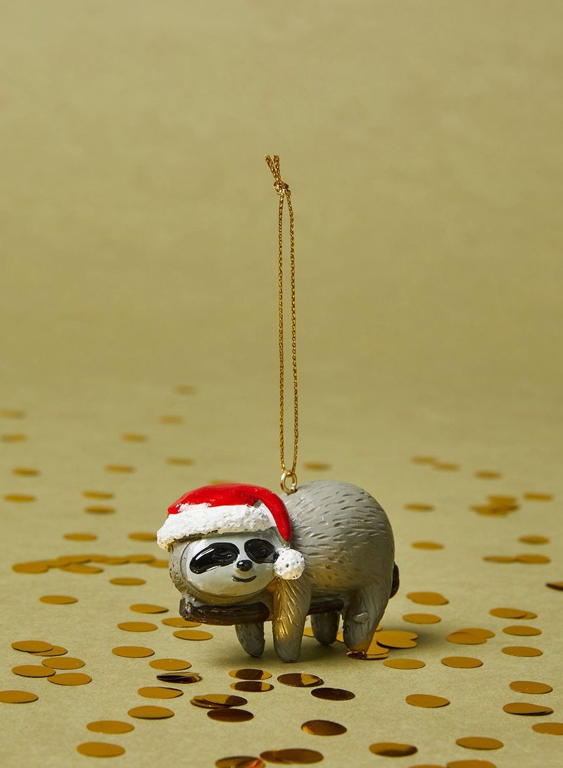 Christmas Sloth Ornament