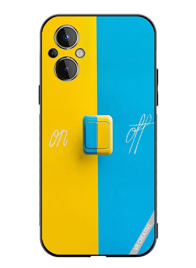 VR CREATIVE Protective Case Cover For OnePlus Nord N20 5G On Off Design Multicolour - Image 1