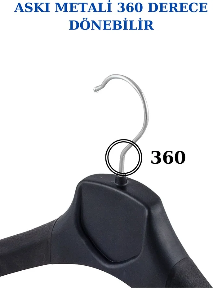 İstanbul Manken Istanbul Mannequin 50 Pieces Plastic High Quality Coat Hanger, Clothes Hanger, Suit Hanger