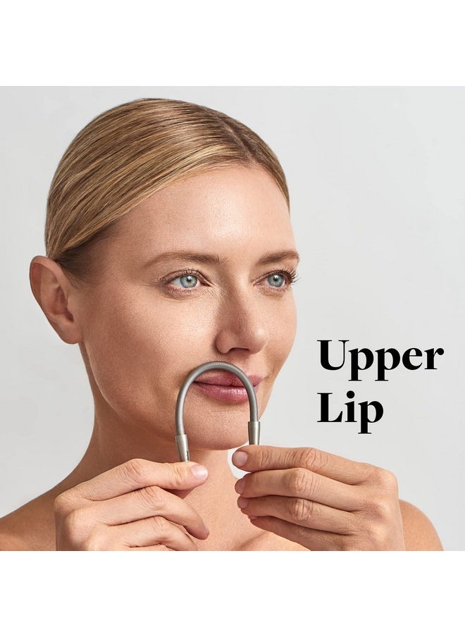 R.E.M Spring - R.E.M Spring Facial Hair Remover - The Original Hair Removal Spring [Design Patent]. Removes Hair from Upper Lip, Chin, Cheeks and Neck. 100% Stainless Steel - Image 1