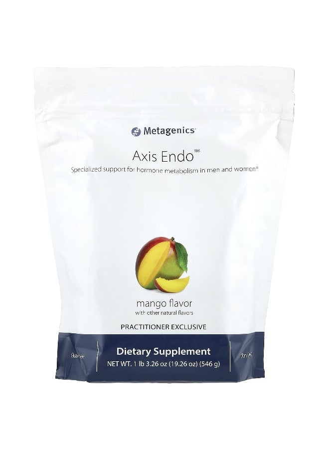 Metagenics Metagenics, Axis Endo™, Mango , 1 lb 3.26 oz (546 g)  - Image 1