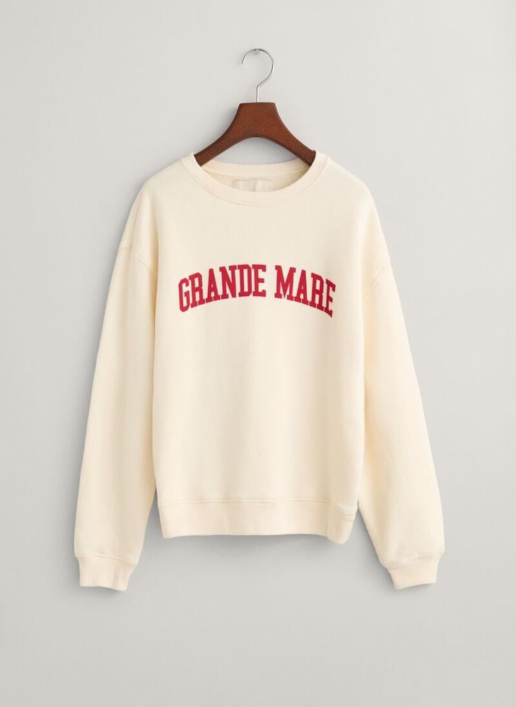 غانت Grande Mare Crew Neck Sweatshirt - Image 3