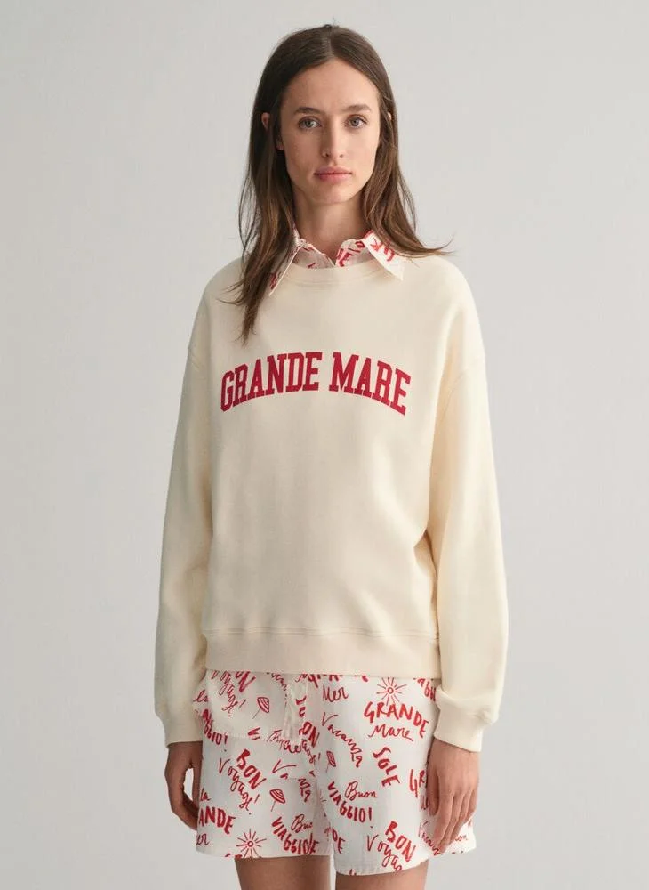 غانت Grande Mare Crew Neck Sweatshirt