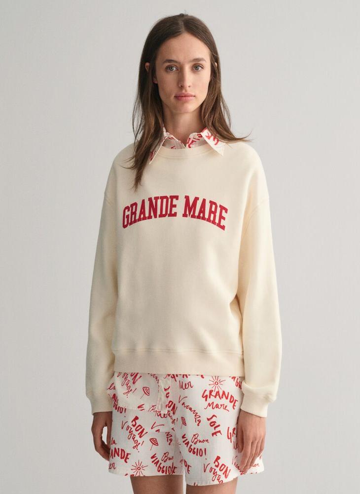 غانت Grande Mare Crew Neck Sweatshirt - Image 1