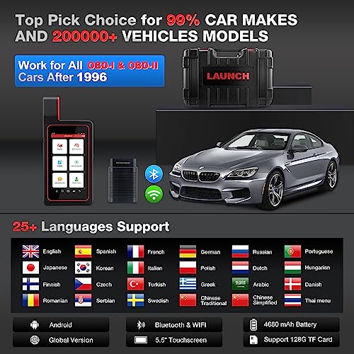 Launch 2025 Upgrade LAUNCH X431 Diagun V Bi-Directional Scan Tool,Full System Automotive Diagnostic Scanner with 35+ Reset Function,ECU Coding, Active Test, FCA AutoAuth,2-Year Free Update - Image 5