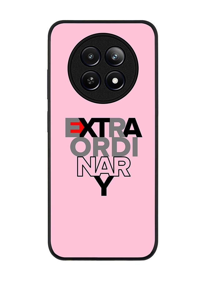 Stylizedd Rugged Black edge case for Realme 12 / Realme 12x, Slim fit Soft Case Flexible Rubber Edges Anti Drop TPU Gel Thin Cover -  Extraordinary - Image 1