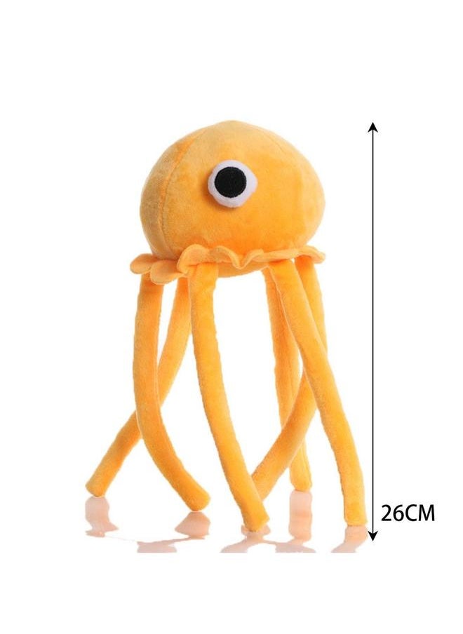General Banban Garden Doll Plush Toy Children's Gift (Orange Single-eyed Yellow Octopus)  - Image 2