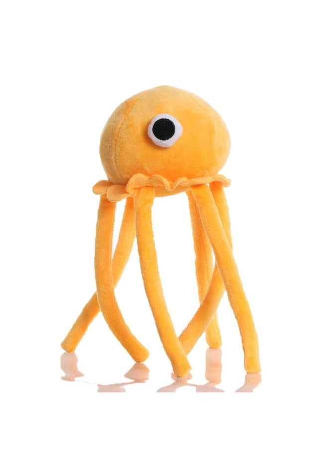 General Banban Garden Doll Plush Toy Children's Gift (Orange Single-eyed Yellow Octopus)  - Image 1