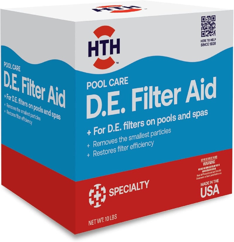 HTH 67121 Swimming Pool Care D.E. Filter Aid 10lb - Image 1