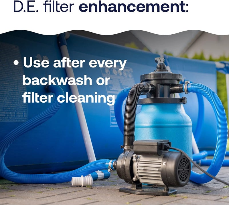 HTH 67121 Swimming Pool Care D.E. Filter Aid 10lb - Image 3