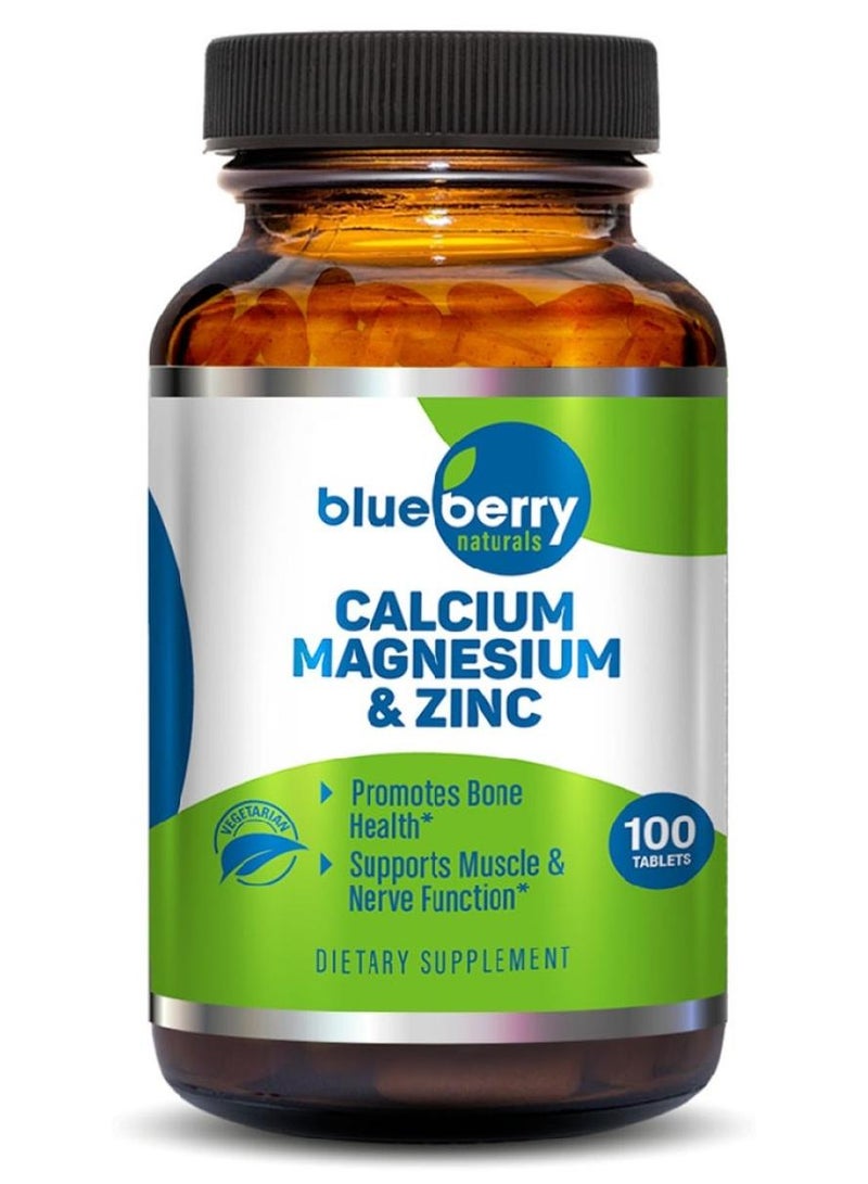 Calcium Magnesium And Zinc Tablet, Pack Of 100