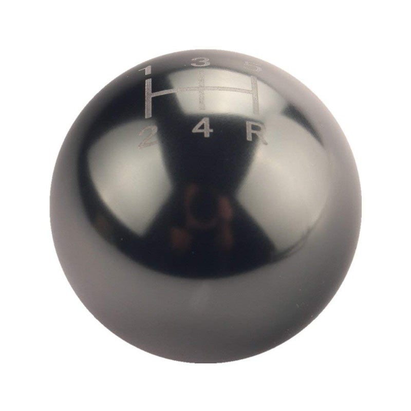 DEWHEL Round Ball Billet M12x125 5 Speed Short Throw Shifter Shift Knob MT Manual Gearbox Screw On Titanium