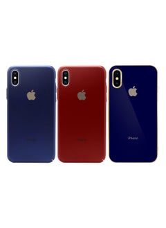 HICOOL 3Pack for iPhone X Case/ iPhone XS Case Shockproof Hard PC Electroplated Ultra Thin Back Cover 5.8 inch  - Image 2